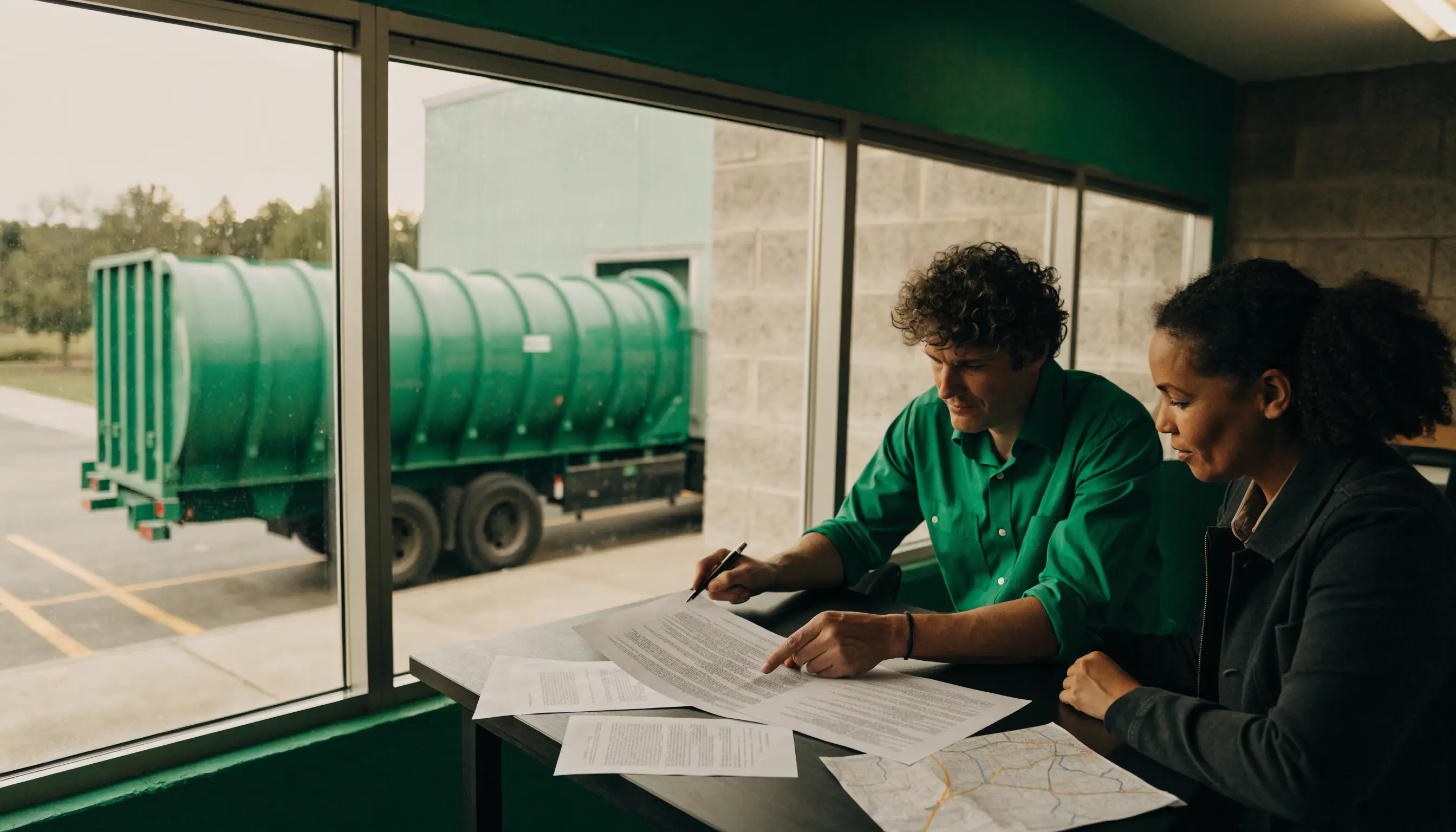 Waste and fleet operations photo